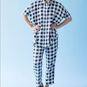 Sonnet James gingham playsuit. Size XS.